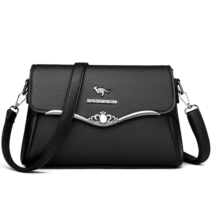 Sac à main Simple pour femmes, sac à bandoulière en cuir PU, sac à petite poignée de styliste, poche