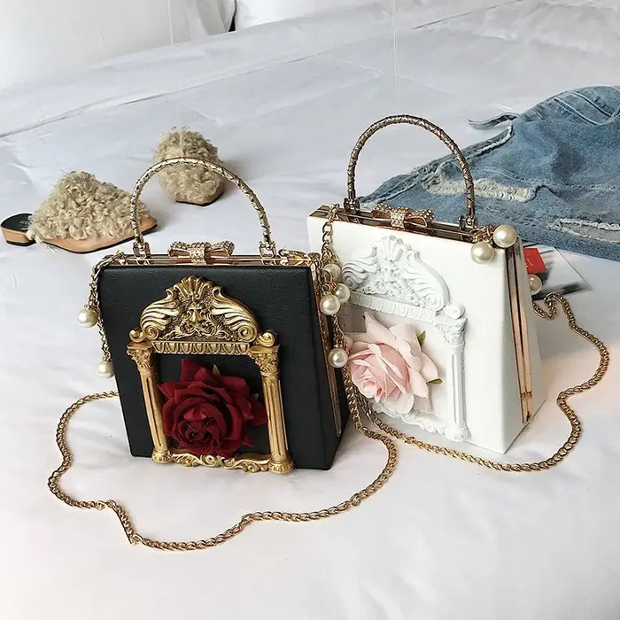 Sac à main gothique Vintage Lolita pour filles