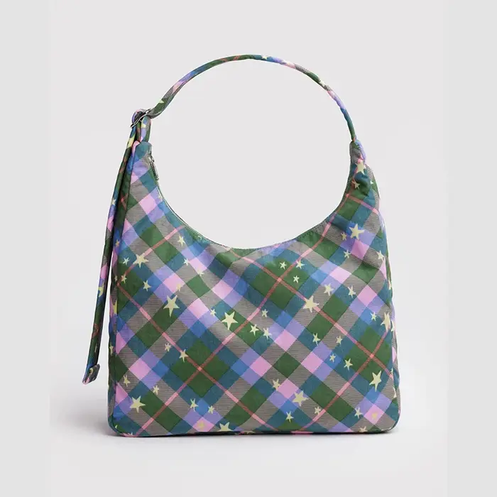 Sac à bandoulière à carreaux de créateur