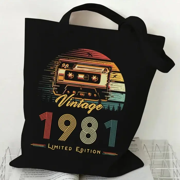 Sac fourre-tout à motif Radio Vintage Era