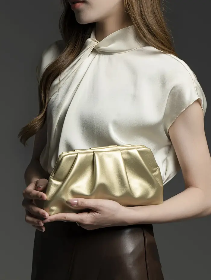 Sacs à main dorés et sac à main de luxe de styliste