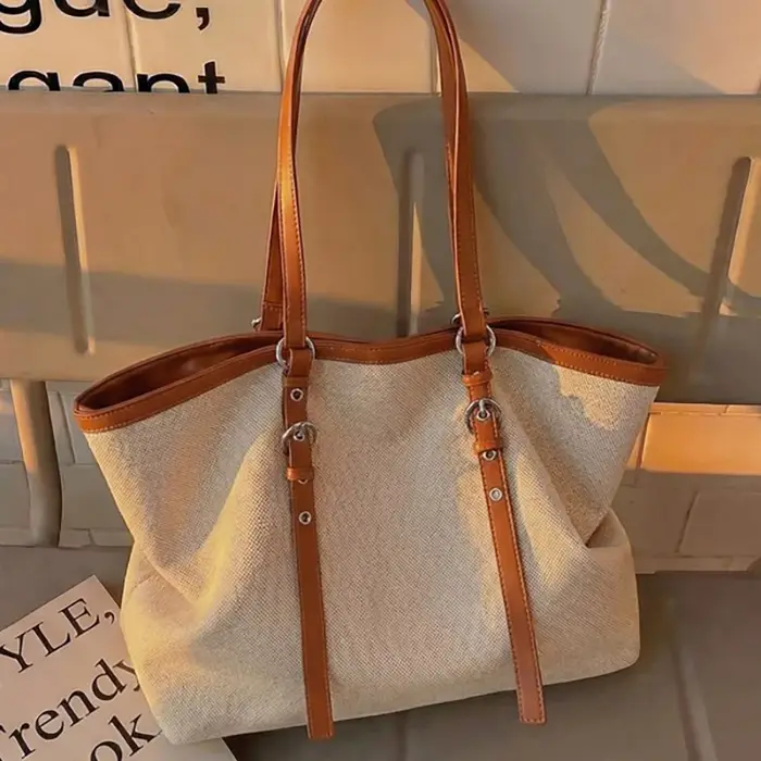 Sac fourre-tout vintage rétro grande capacité