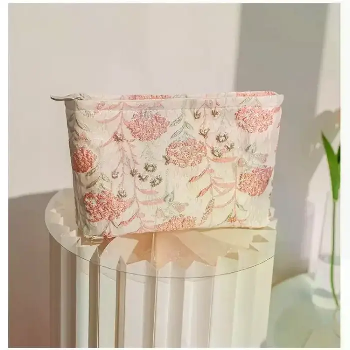 Trousse de Maquillage à Fermeture Éclair