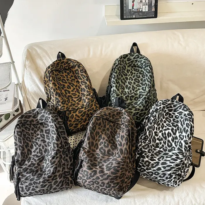 Nouveau sac à dos imprimé léopard à la mode pour femmes