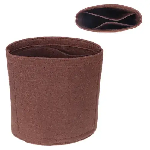Organisateur d'insertion de sac pour sac de créateur monogramme LV seau GM, sacs ronds doublure inté