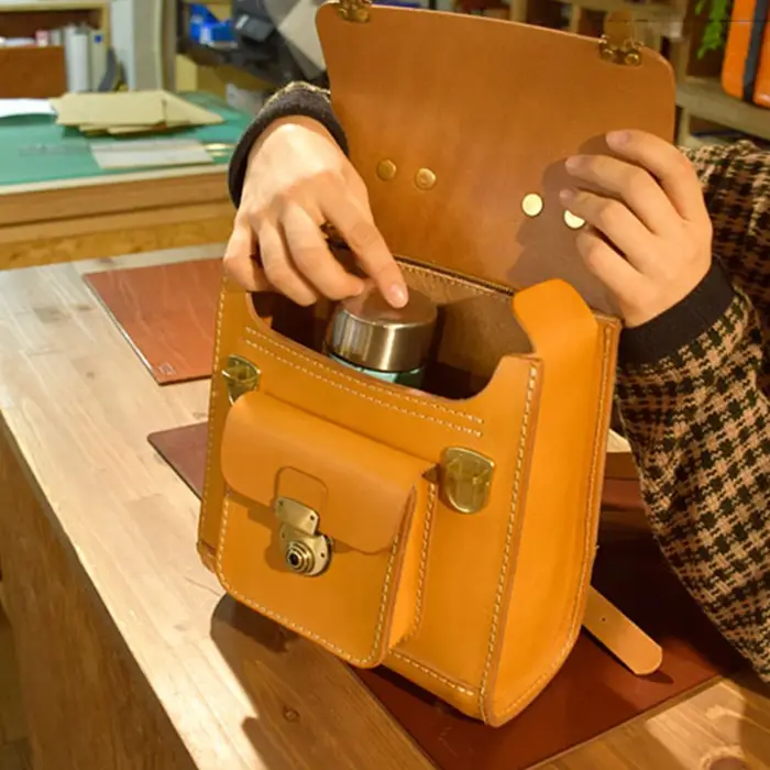 Sac à dos en papier Kraft pour femmes