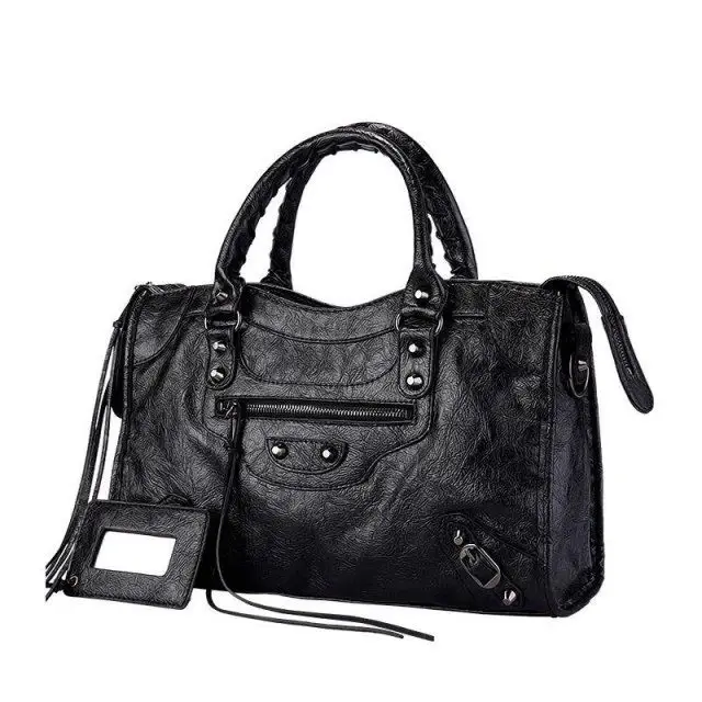 City Motorcycle Shoulder Bag Tote Bag for Women Luxury Designer 2025 Autumn and Winter handbag cross