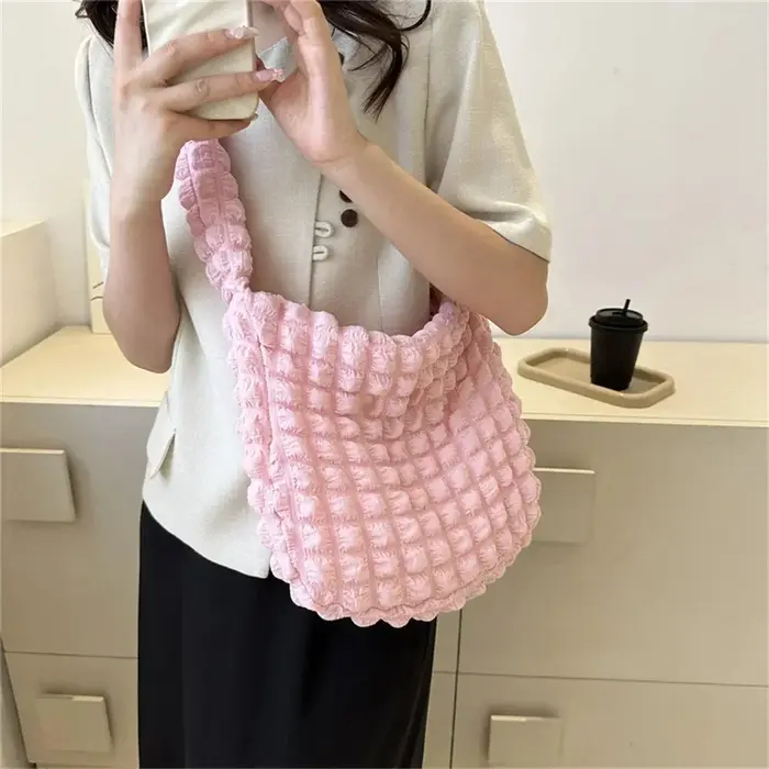 Sac à bandoulière avec Design plissé