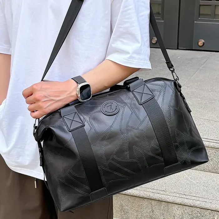Sac de voyage vintage en cuir pour usage quotidien