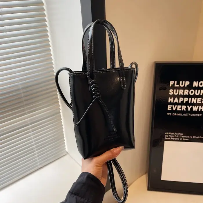 Sac bandoulière mini en cuir PU pour femme, nouvelle collection 2025, mode coréenne, sacs à main de 