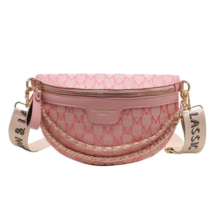 Sac banane à motif à carreaux imprimé pour femmes