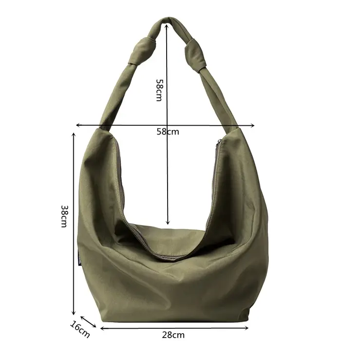 Grand fourre-tout en Nylon couleur Pure pour femmes