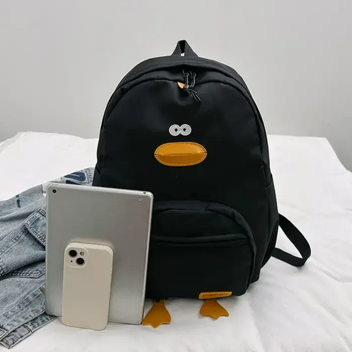 Nouveau dessin animé canard sac à dos concepteur mignon sac de voyage femme étudiant polyvalent édition coréenne filles sac d'école rюкзак