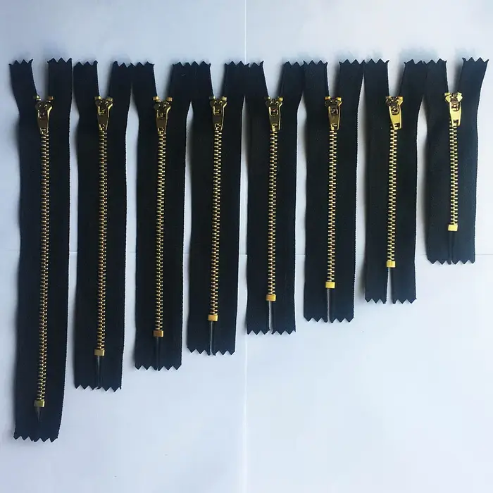 Fermeture Éclair en Métal pour Couture de Jeans