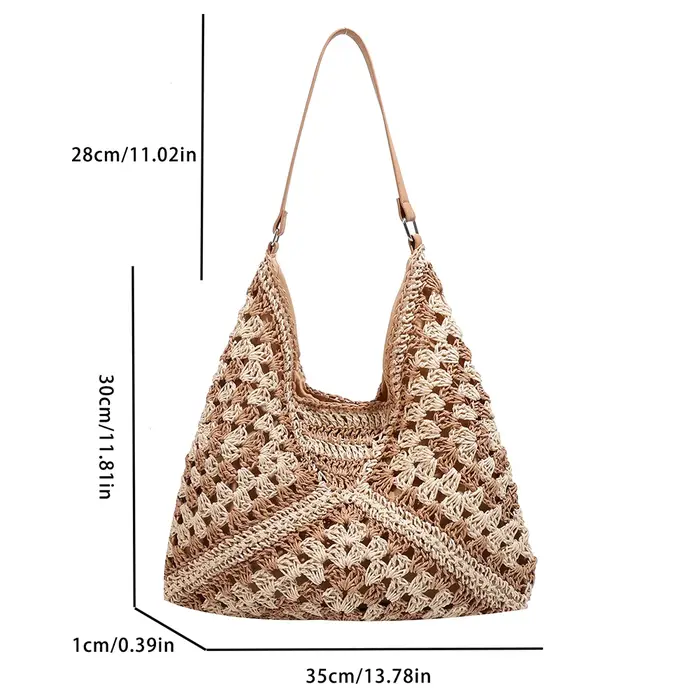 Sac à main d'été bohème tressé