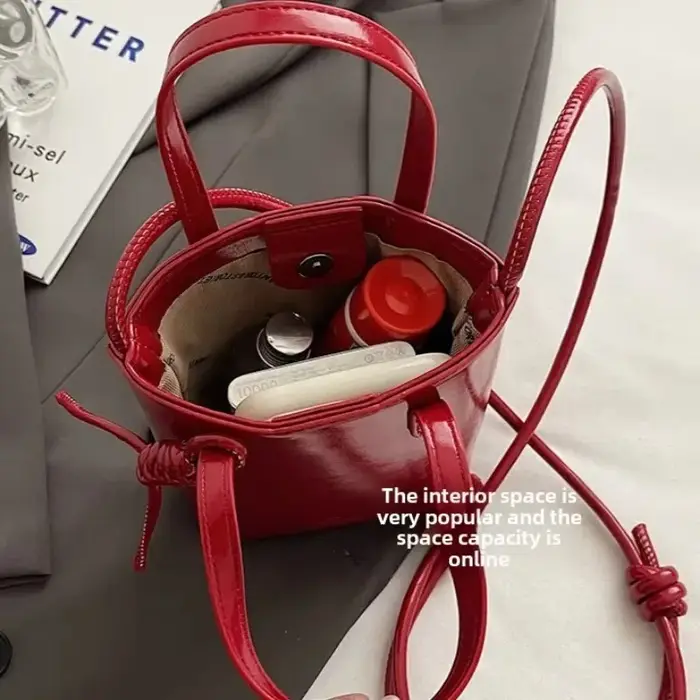 Sac bandoulière mini en cuir PU pour femme