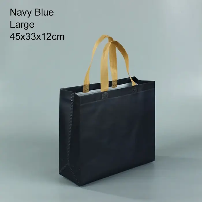Sac d'épicerie écologique Durable vert bleu résistant à l'eau, fourre-tout Non tissé, sac cadeau, sa