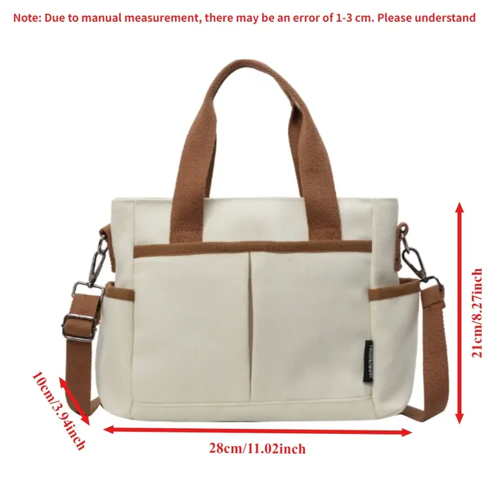 Sac fourre-tout en toile pour femme