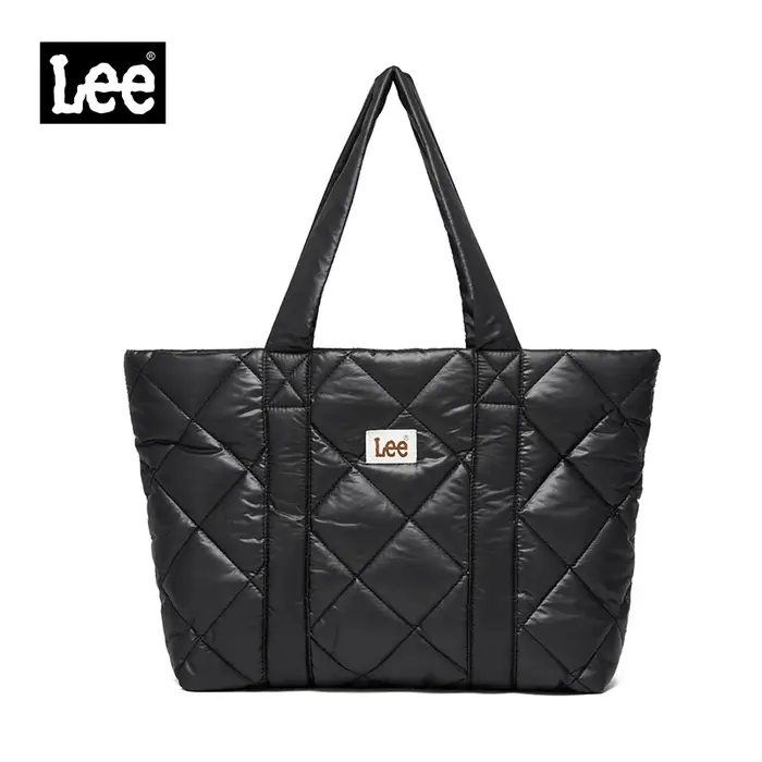 Sac fourre-tout matelassé LEE grand format pour femme, idéal pour étudiantes, ordinateur portable, l