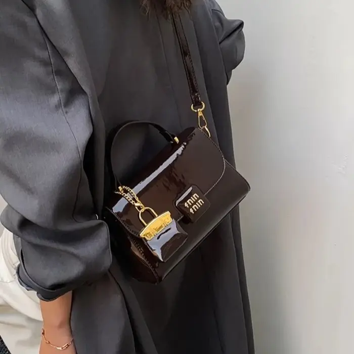 Sac à langer élégant de style rétro : Sac à main de luxe pour femme