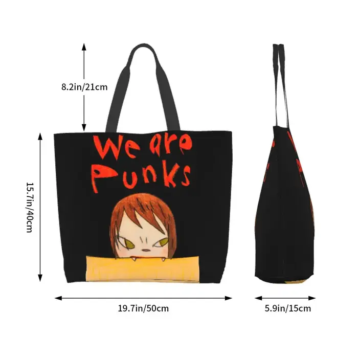 Sac à main Yoshitomo Nara Zombie avec logo personnalisé pour femme
