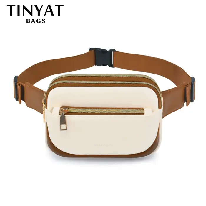 TINYAT 2025 bohème léger taille sac femme Fanny Pack Boho sac à bandoulière pour dames Festival de musique voyage sortir