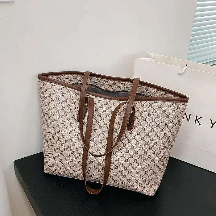 Sac à langer de luxe en cuir pour femme
