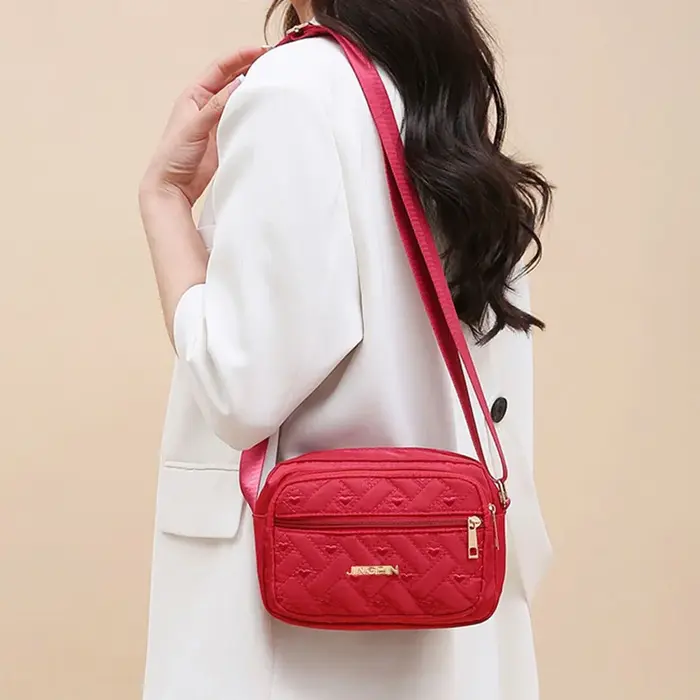 Sac matelassé multicolore pour femmes