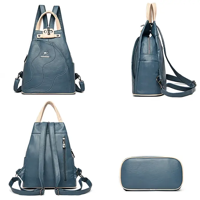Sac à dos en cuir de bonne qualité pour femmes