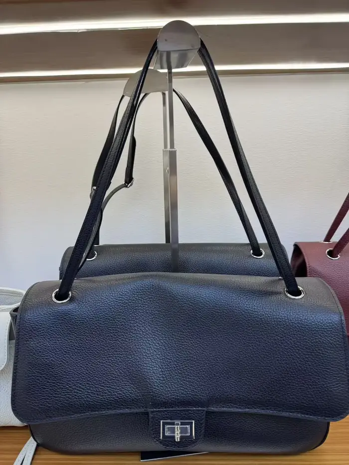 Sac fourre-tout tendance en cuir de haute qualité, texture avancée, simple, souple, résistant à l'us