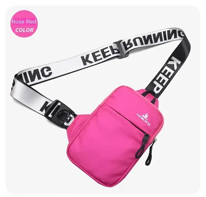 Petit sac de poitrine pour femmes, sac pour téléphone portable, sac de sport de plein air pour homme