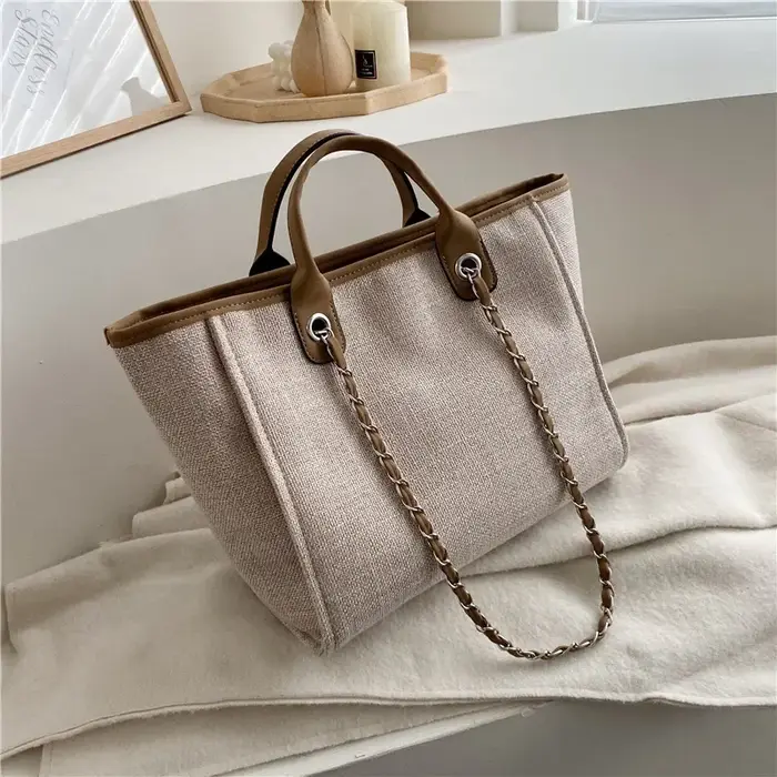 Sac à main en toile Simple pour femmes