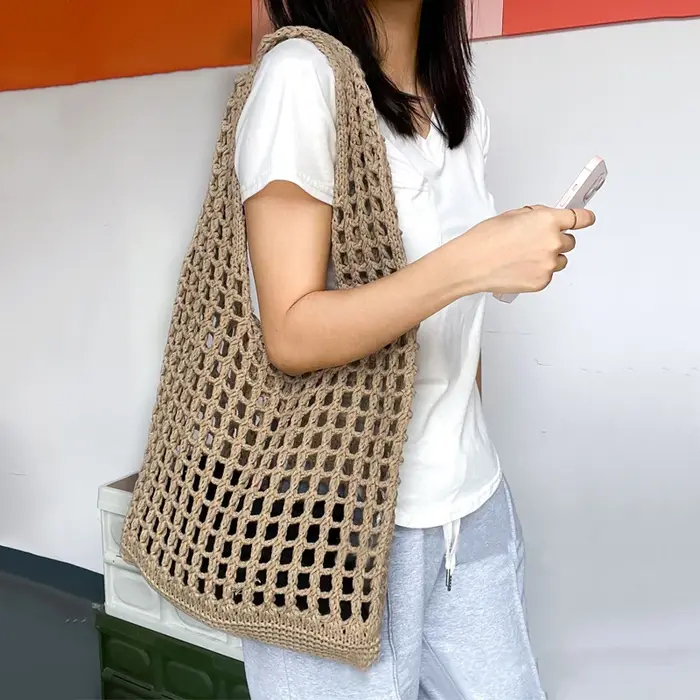 Sac fourre-tout en crochet pour femme