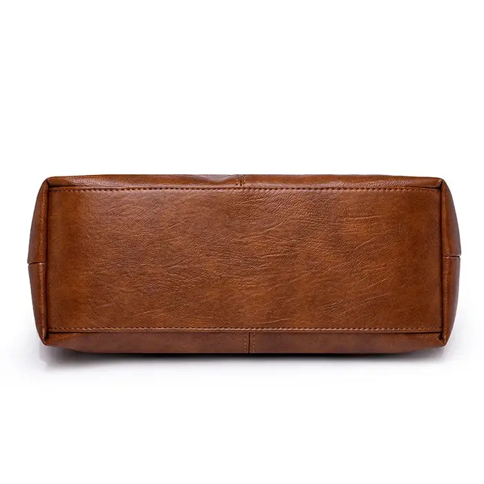 Sac fourre-tout en cuir souple grande capacité