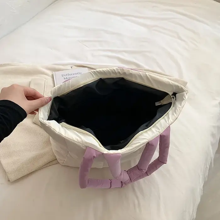 Sac à main en coton Oxford imperméable pour femme