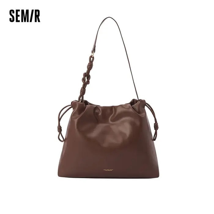 SEMIR-Sac à Main Rétro pour Femme, Fourre-Tout Français, Fouet Paresseux, Initié, Grande Capacité, P