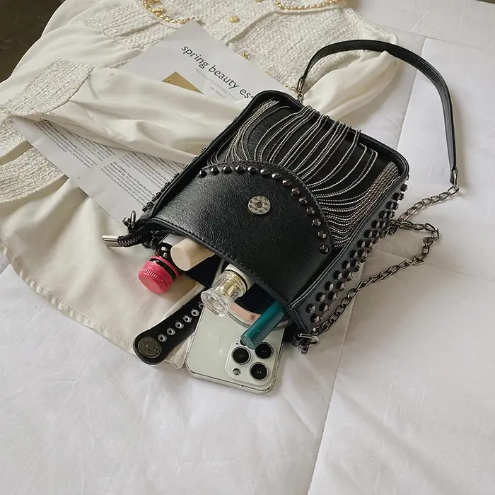 Sac cylindrique de luxe pour femmes