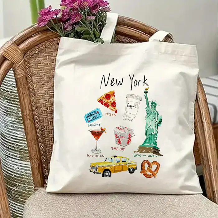 Sac fourre-tout vintage Ibiza en toile