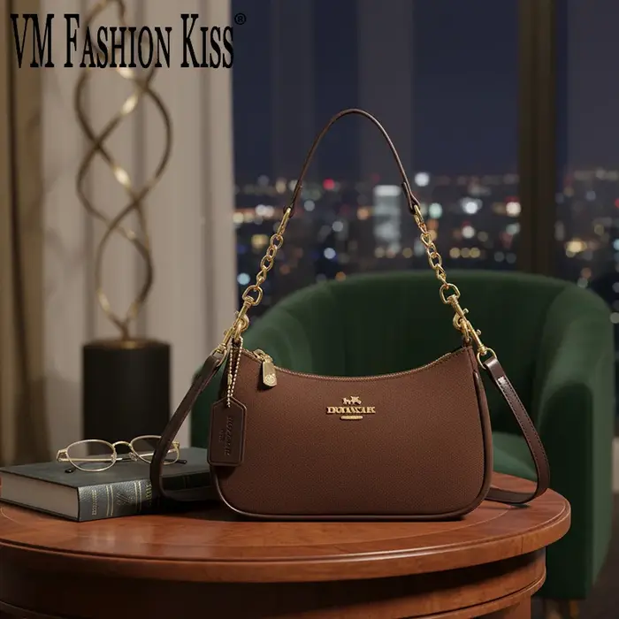 Sac à bandoulière élégant pour femme en cuir PU mat