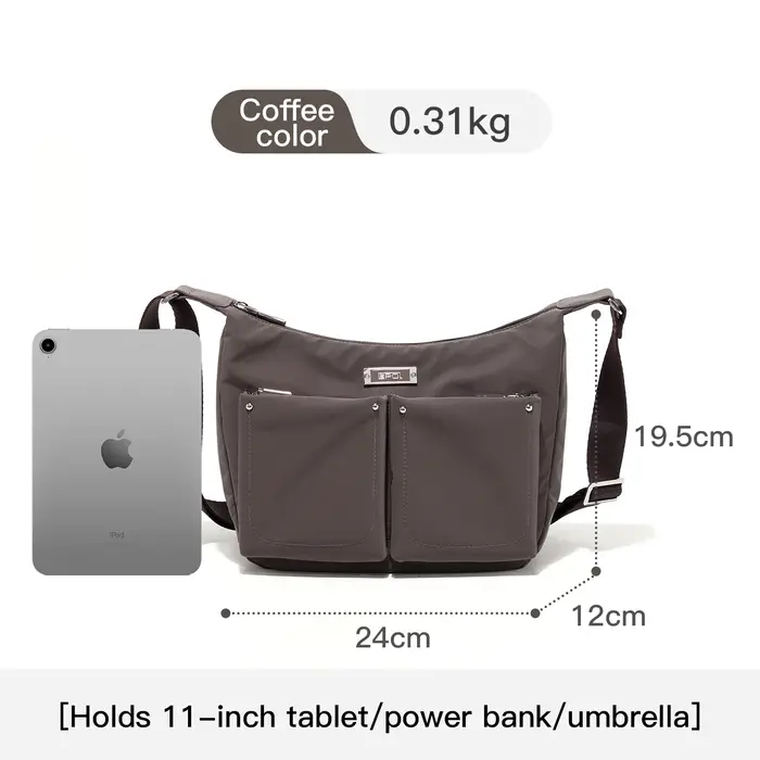 EPOL grands sacs à bandoulière tendance 2025 mode Nylon léger femmes sac à main multi-poches grande capacité femme