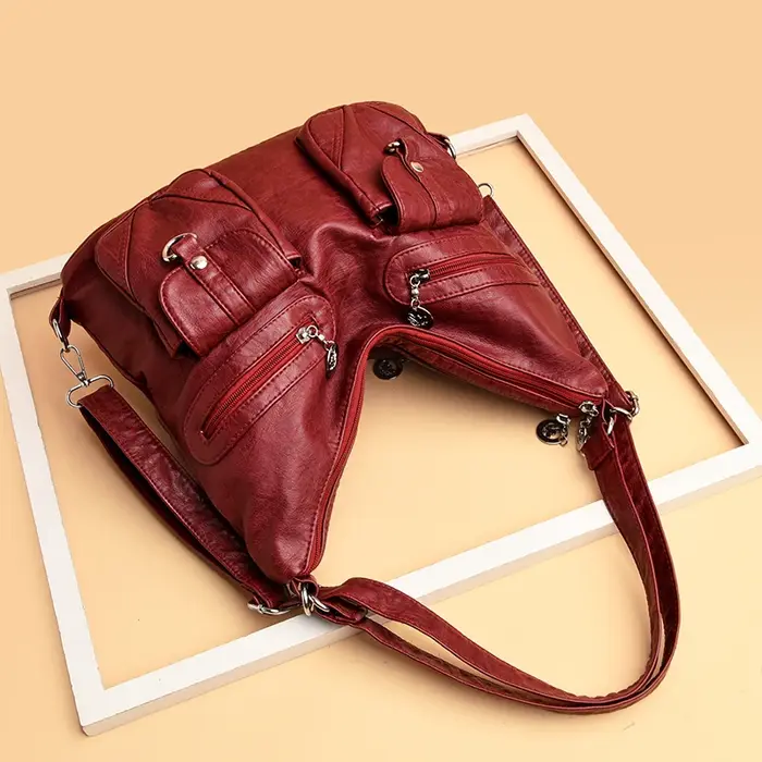 Grand Sac à Dos Multifonction en Cuir pour Femme