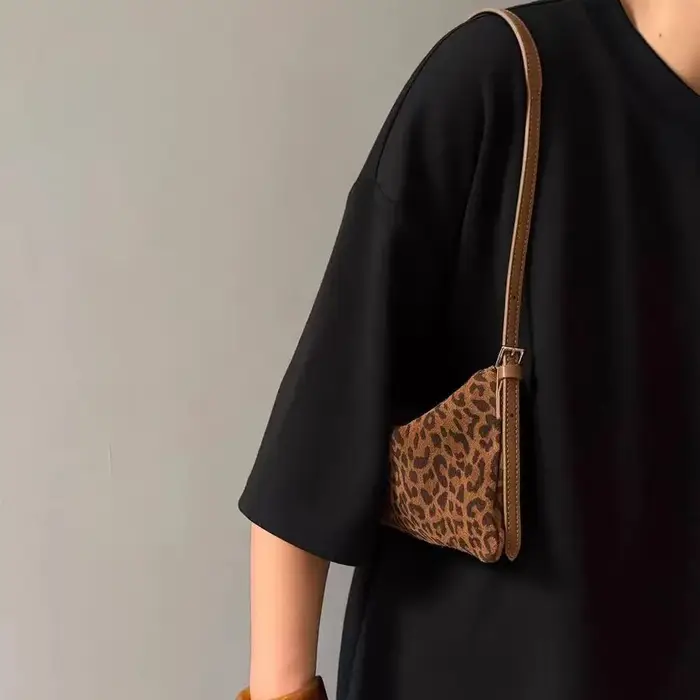 Sac pour téléphone portable imprimé léopard