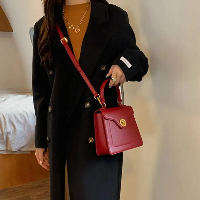 Sac fourre-tout en cuir PU pour femme
