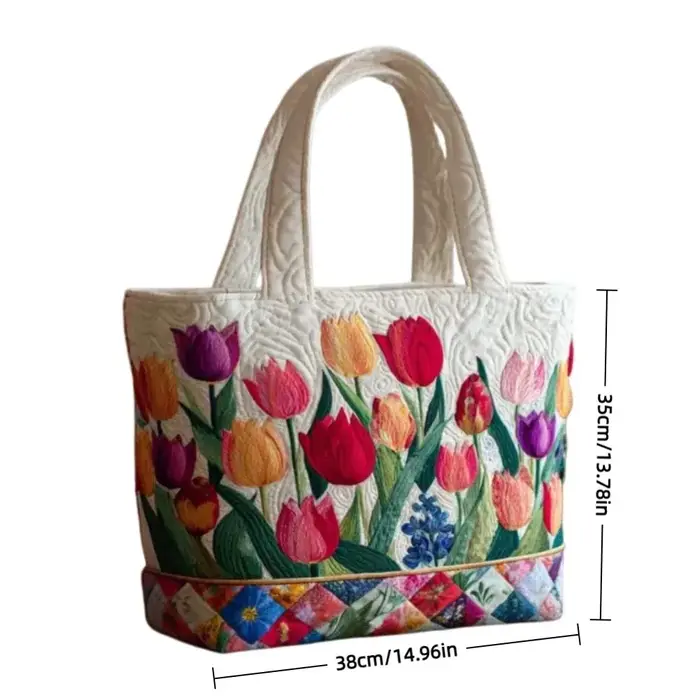 Sac fourre-tout matelassé vintage pour femme