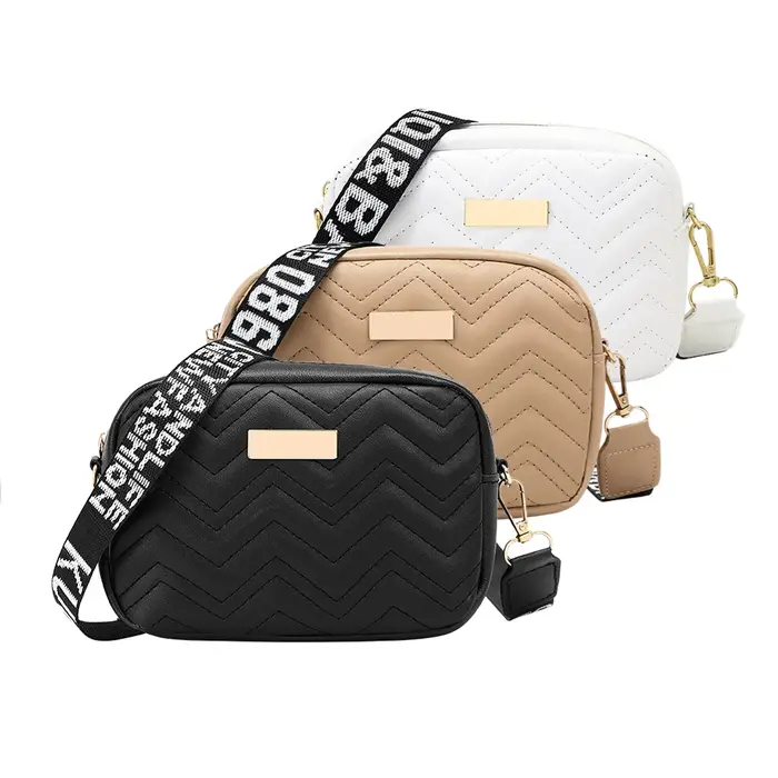 Sac à bandoulière de couleur unie pour femmes