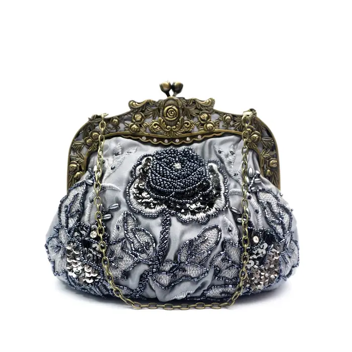Sac à main rétro polyvalent Hanfu Qipao pour femme, sac à bandoulière oblique, sac de dîner de style