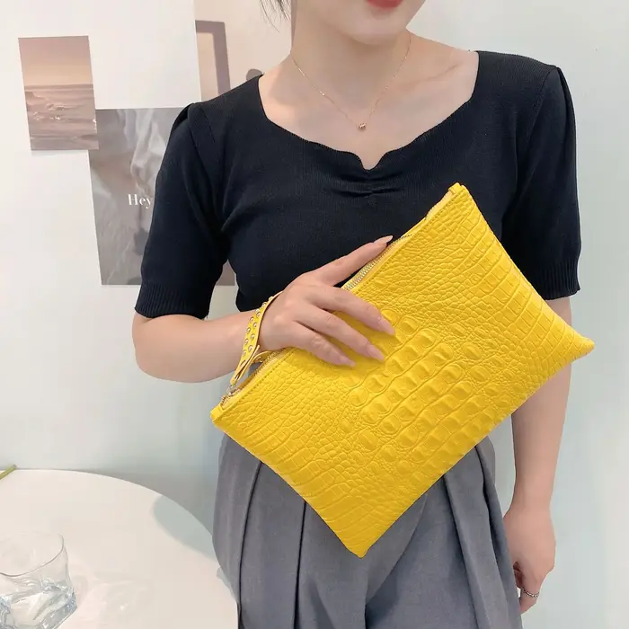 Mode sacs à main de luxe femmes sac en cuir PU pochette dames soirée enveloppe sac femme jour embrayages sac