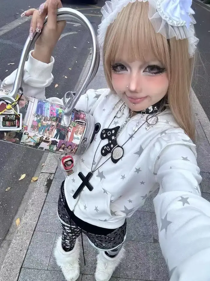 Sac pour Firls 2025 Y2K Riri filles mode nouveau profil européen photos PU cylindre sac à bandoulière sac à main