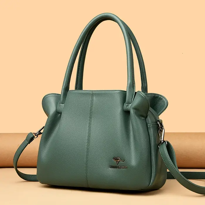 Sac à main en cuir souple pour femme, sacs à main de grande capacité, sacs à main décontractés, sac fourre-tout pour femme, designer de luxe