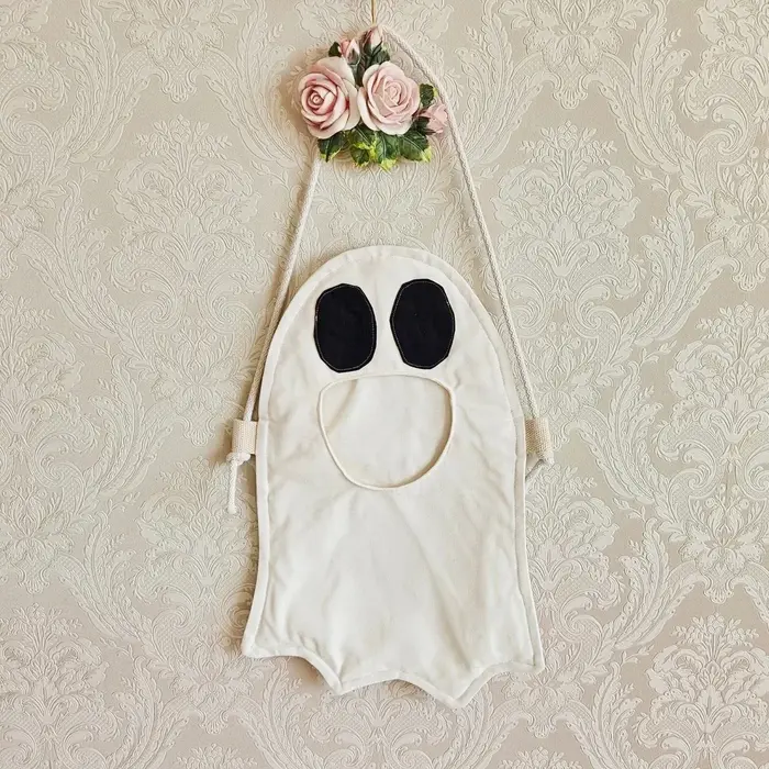 Sac d'astuce ou de friandises fantôme d'halloween pour enfants